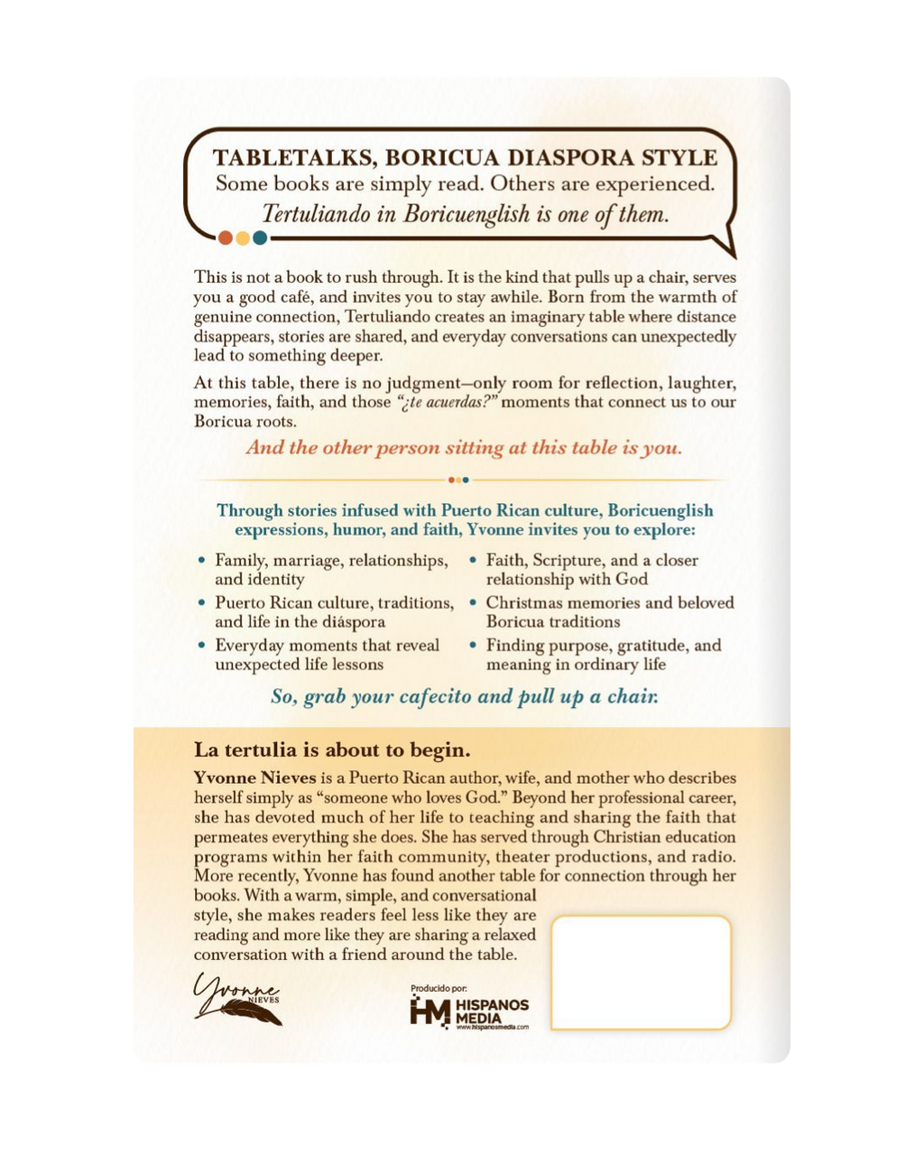 Tertuliando in Boricuenglish - Bringing Back Our People in the Diáspora